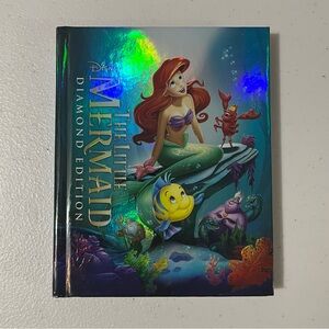 Disney The Diamond Edition The Little Mermaid Story Book Blu-Ray & DVD